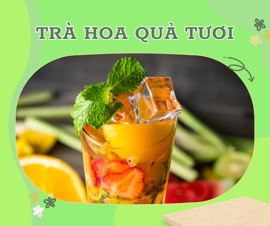 trà hoa quả tươi