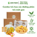 Combo Trà Hoa Cúc Đường Phèn Trà Mát Gan